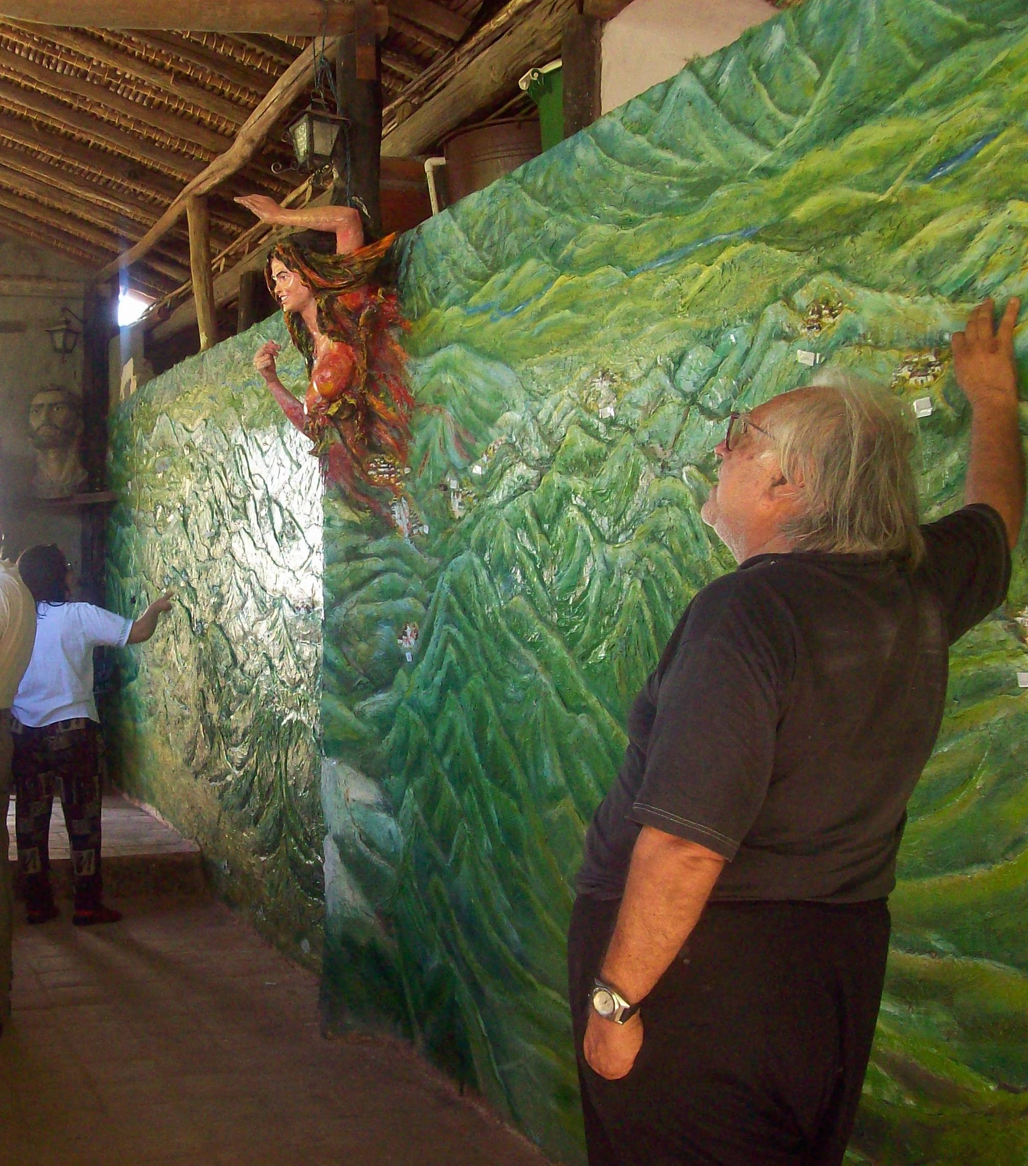 Con Pedro Agustin en el Caney Comunero a